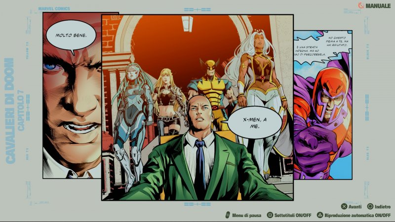La modalità Episodio racconta la storia del gioco sotto forma di fumetto
