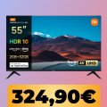 La Smart TV Xiaomi TV F 4K UHD da 55' è al minimo storico su Amazon