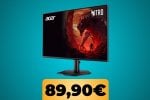 Il monitor da gaming Acer Nitro da 24" è in offerta su Amazon: FullHD e refresh rate da 200 Hz