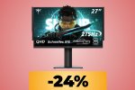 Il monitor da gaming KTC da 27" con refresh rate fino a 275Hz è in promo al minimo storico