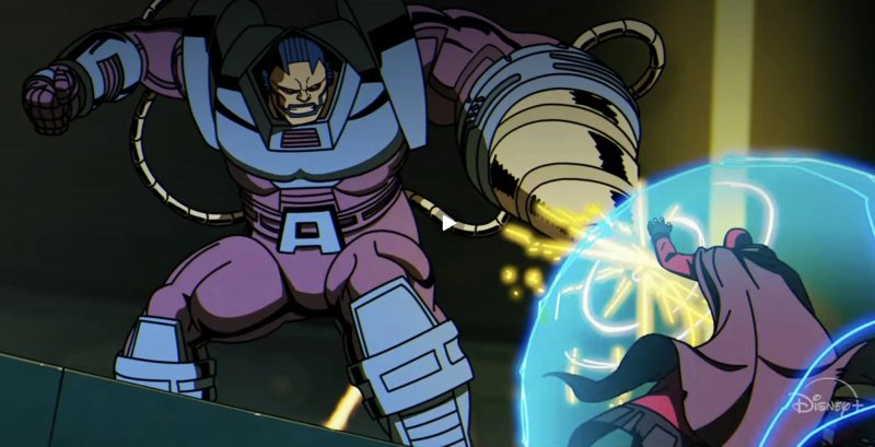 Apocalisse contro Magneto in una scena di X-Men '97