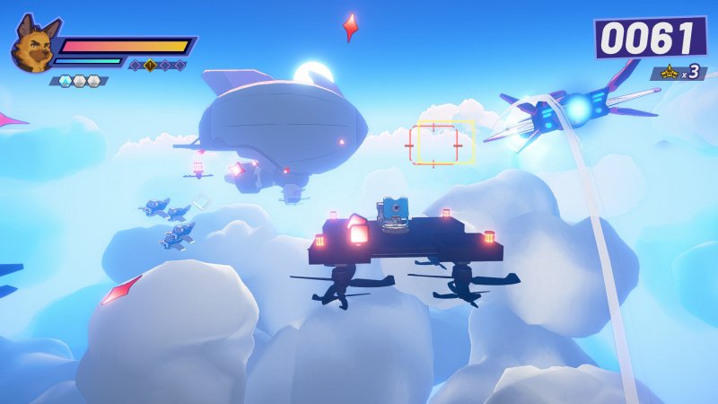 Persino l'interfaccia ricalca in tutto e per tutto Star Fox