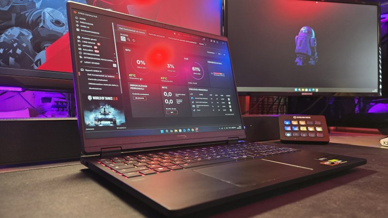 HyperX OMEN 15 può contare su 16 GB di RAM e su uno storage SSD NVMe PCIe 4.0 da 512 GB
