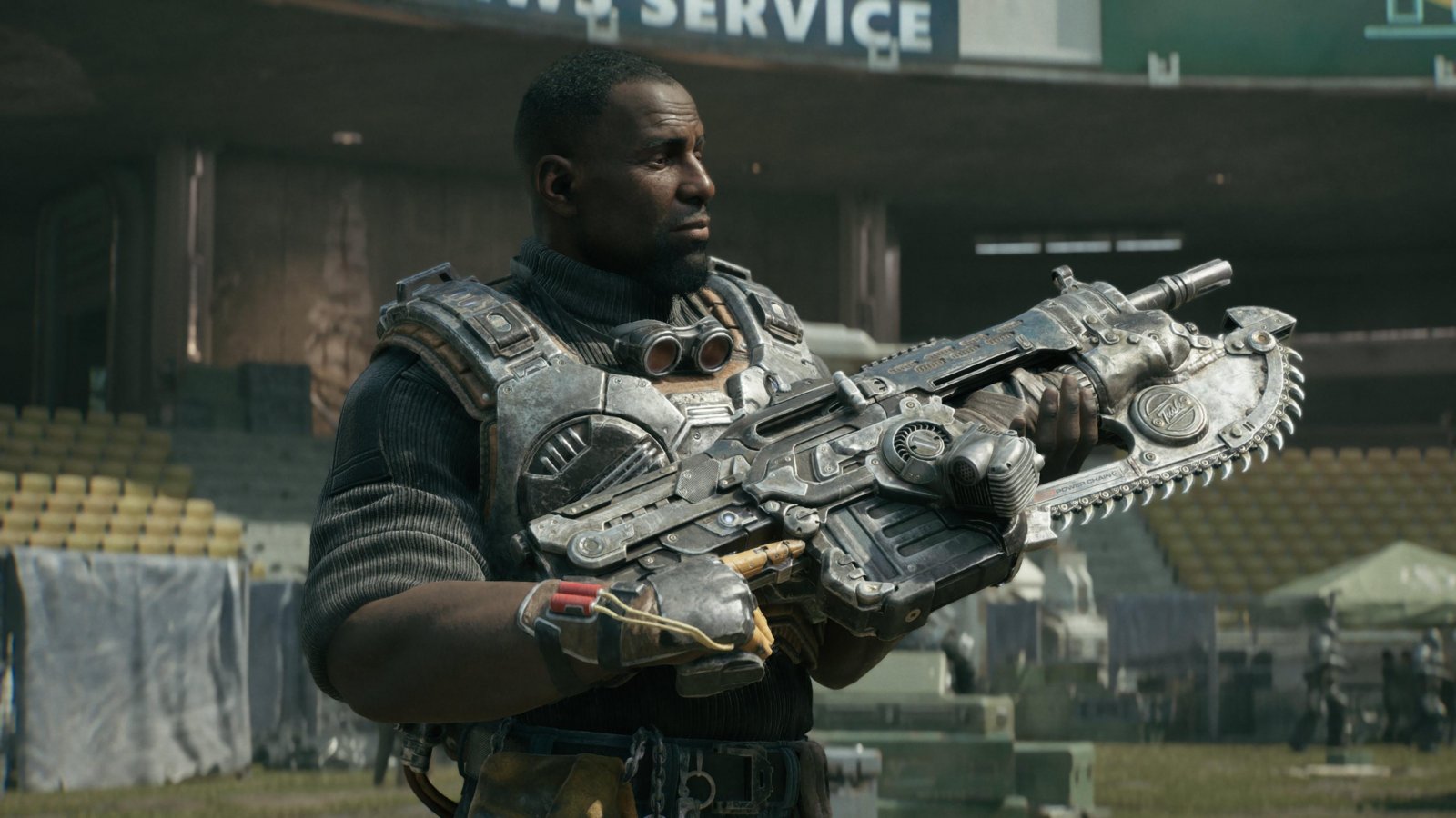 Una scena di Gears of War: E-Day