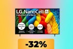 Goditi film e videogiochi col televisore LG NanoCell AI da 65" al minimo storico