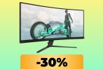 Il monitor Philips da 34" in formato curvo è in offerta su Amazon: acquistalo al suo minimo storico