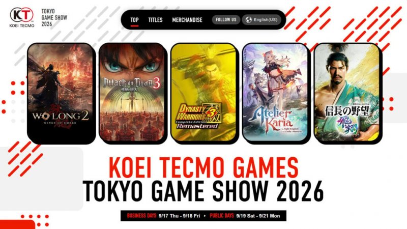 Koei Tecmo Tgs 2026 08 25 26 1024X576