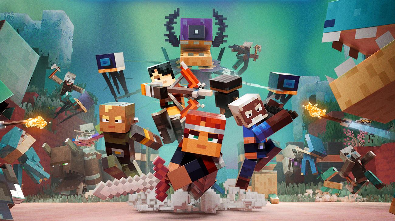 La copertina di Minecraft Dungeons II