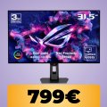 Il monitor ASUS ROG Strix OLED da 31,5' 4K UHD OLED torna al minimo storico su Amazon