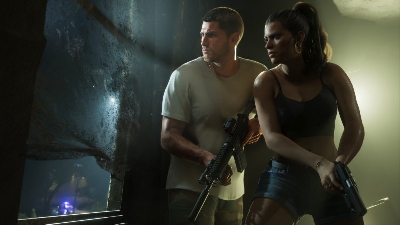 Jason e Lucia si preparano a combattere in GTA 6