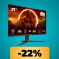 Il monitor da gaming AOC da 27' è in offerta su Amazon: puoi acquistarlo al minimo storico