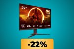 Il monitor da gaming AOC da 27" è in offerta su Amazon: puoi acquistarlo al minimo storico