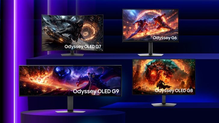La lineup Samsung Odyssey 2027 mostrata a Gamescom 2026