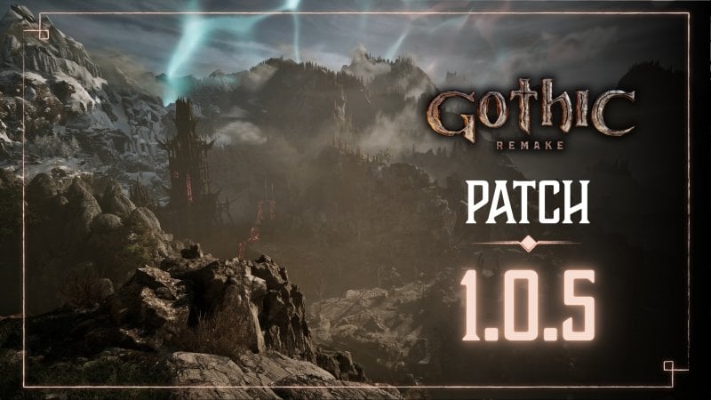 La copertina della patch 1.05