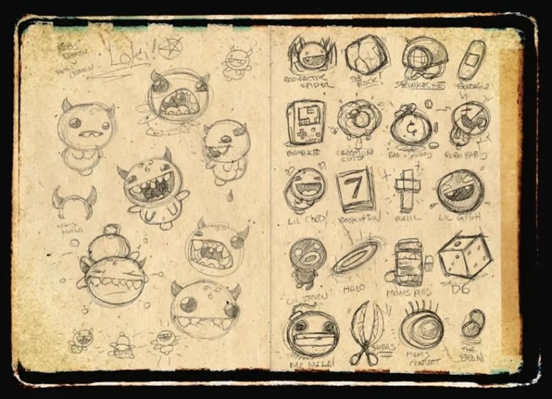The Binding of Isaac nasce proprio da una Game Jam e già nella versione base era possibile vedere la creatività del team