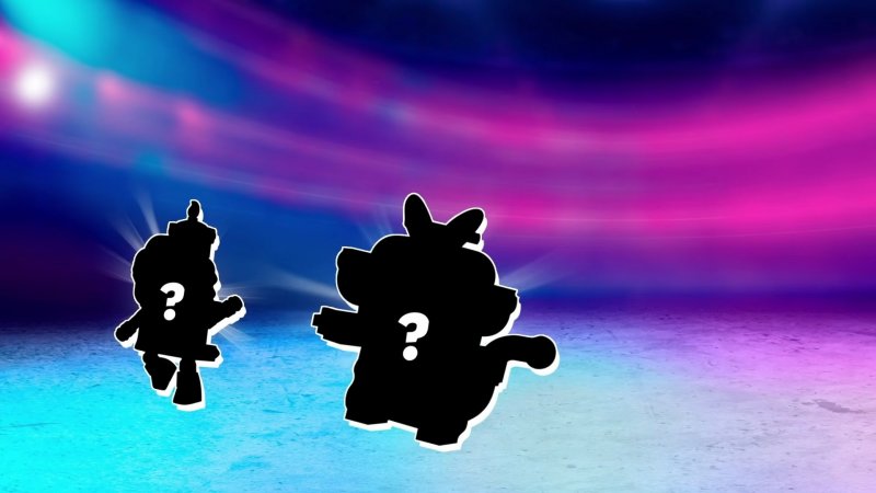 One of the images with a silhouette of an upcoming scene