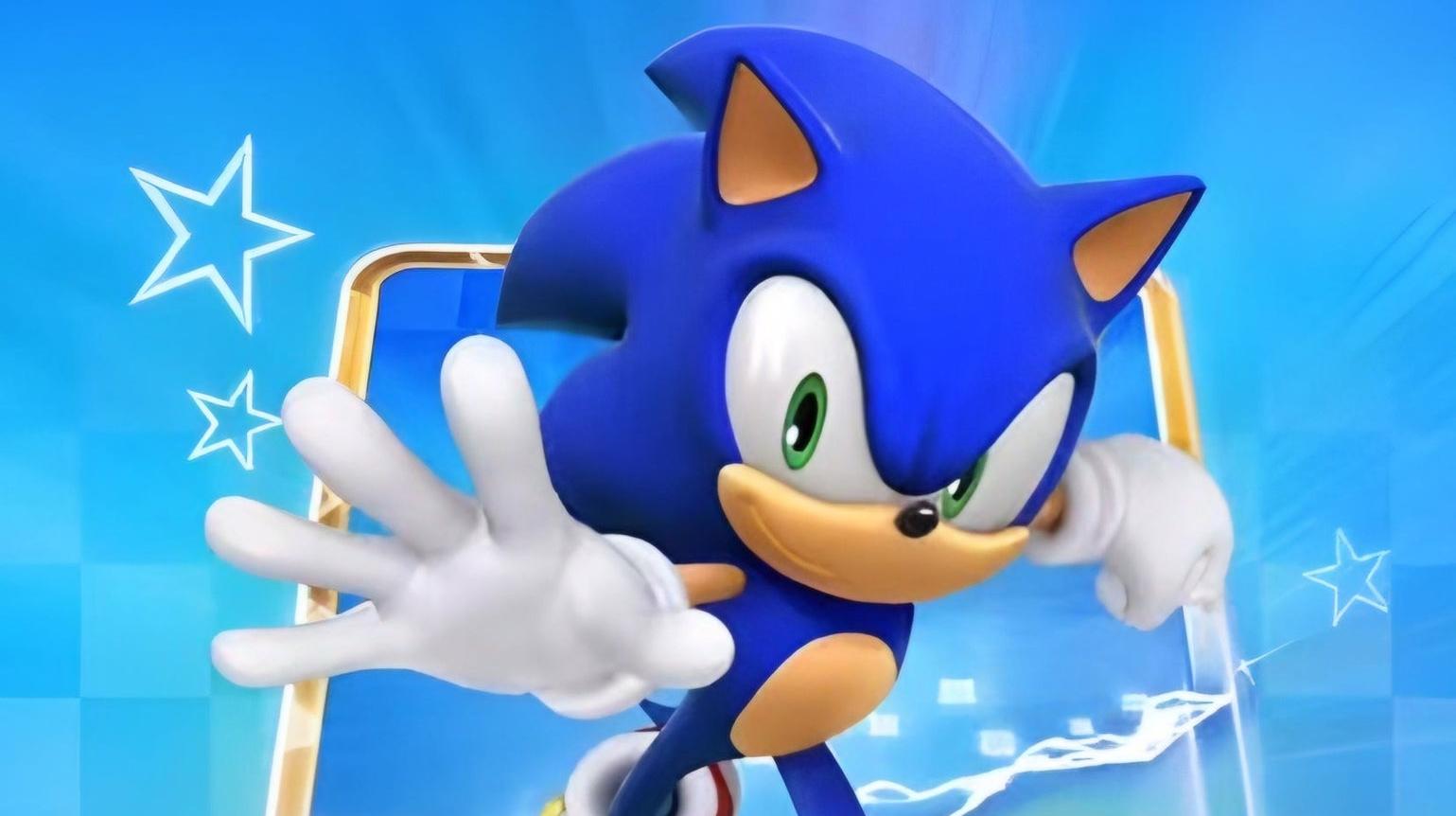 Sonic in Sonic Blitz