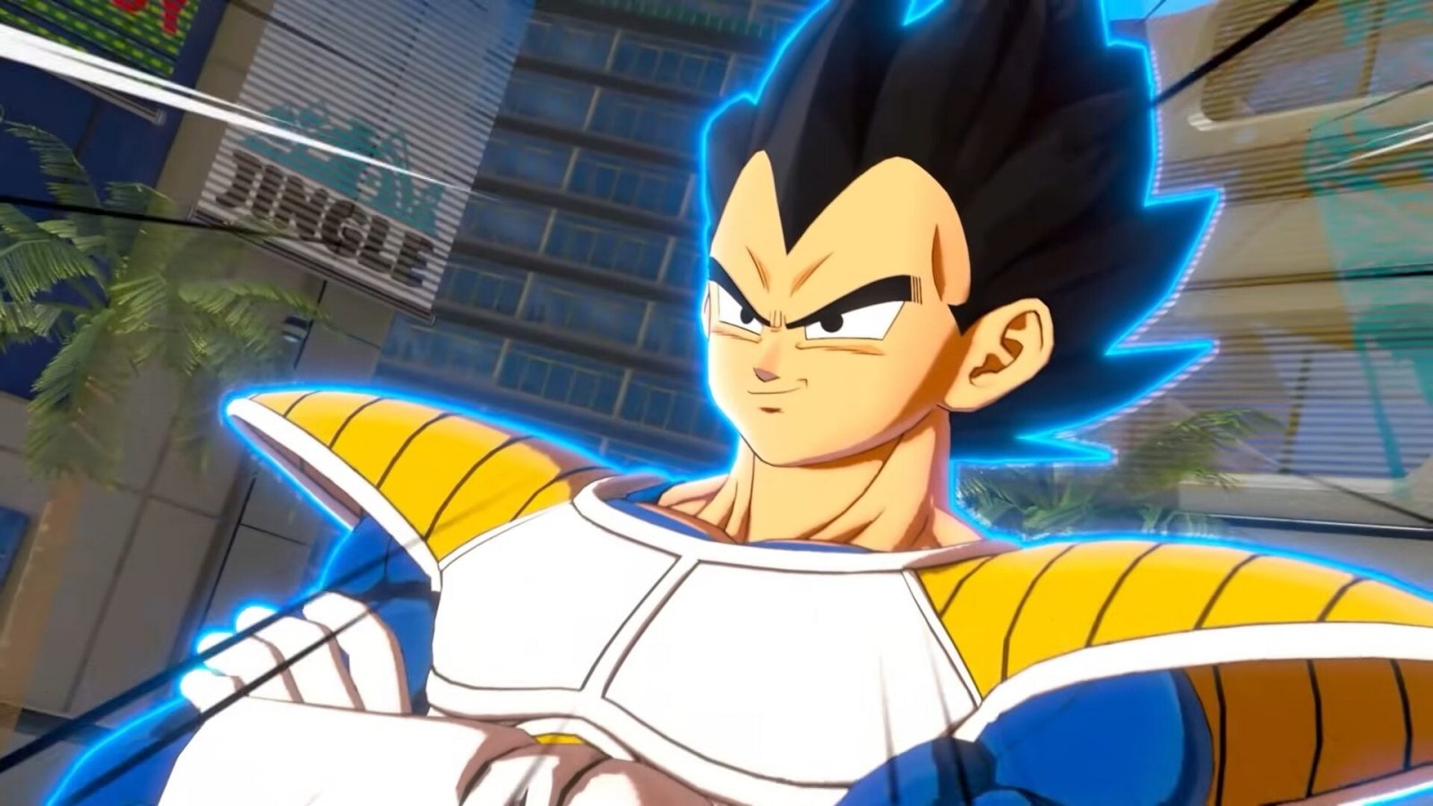 Uno screenshot di Dragon Ball Xenoverse 3 che ritrae Vegeta