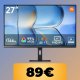 Il monitor Xiaomi da 27" con refresh rate da 144Hz è in promozione su Amazon al minimo storico