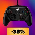 Il controller HyperX con licenza ufficiale Xbox, compatibile anche con PC, è al minimo storico su Amazon