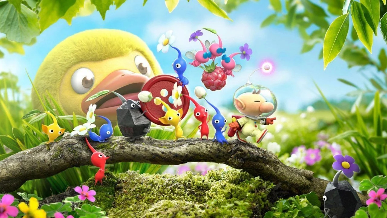 Un'illustrazione di Pikmin 3 Deluxe
