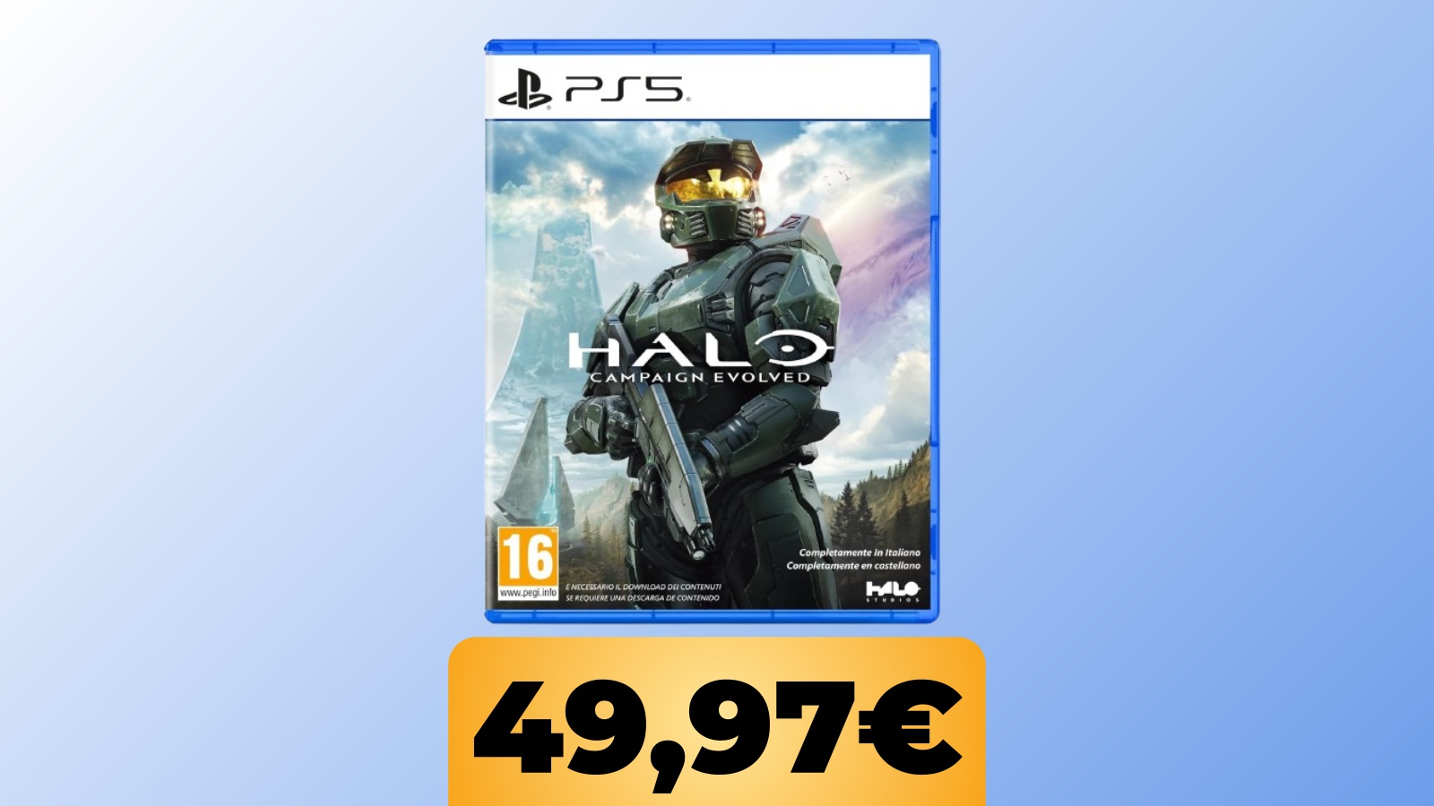 Halo: Campaign Evolved per PS5 costa 49 € applicando il coupon su Amazon