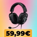 Le cuffie da gaming Logitech G Pro X SE sono in promozione su Amazon: risparmi il 30% + 10€