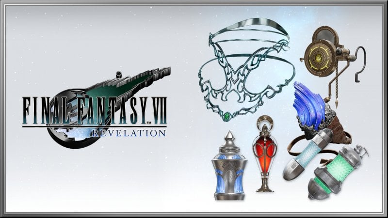 Gli oggetti aggiuntivi per Final Fantasy 7 Revelation