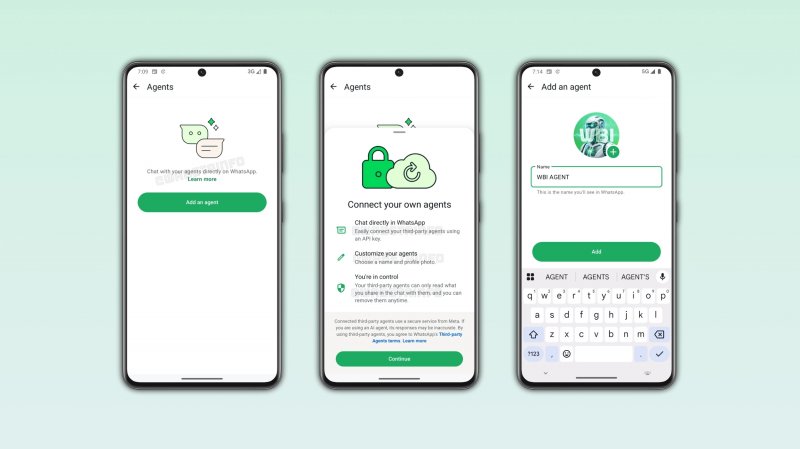 Artificial intelligence agent on WhatsApp