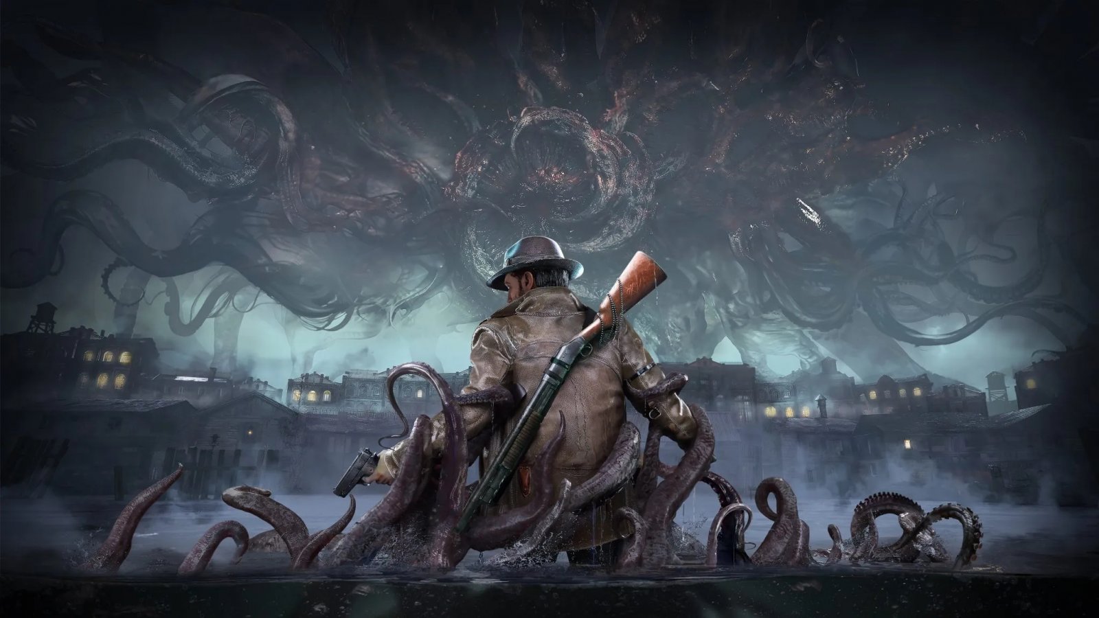 Il protagonista di The Sinking City 2 e alcuni orrori cosmici