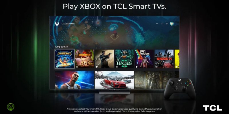 Xbox Game Pass su TCL
