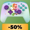 Il controller Turtle Beach a tema Super Mario per Switch e Switch 2 è in sconto del 50%, minimo storico