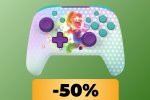 Il controller Turtle Beach a tema Super Mario per Switch e Switch 2 è in sconto del 50%, minimo storico