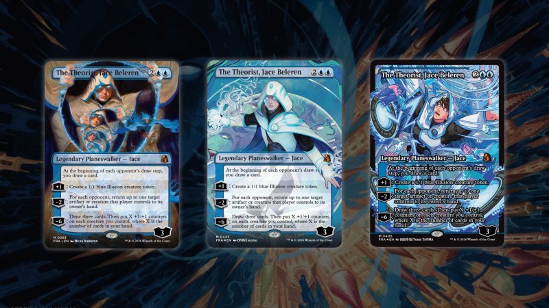 Tre grafiche alternative di Jace