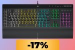 Migliora il tuo set da gaming con la tastiera Corsair K55 RGB PRO: è in promozione su Amazon