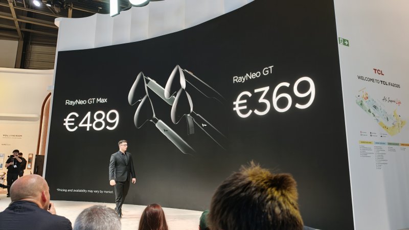 Il prezzo dei RayNeo GT e dei GT Max in Europa è interessante rispetto alle proposte della concorrenza