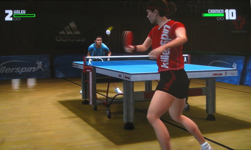 Le partite in Table Tennis erano concitate e adrenaliniche