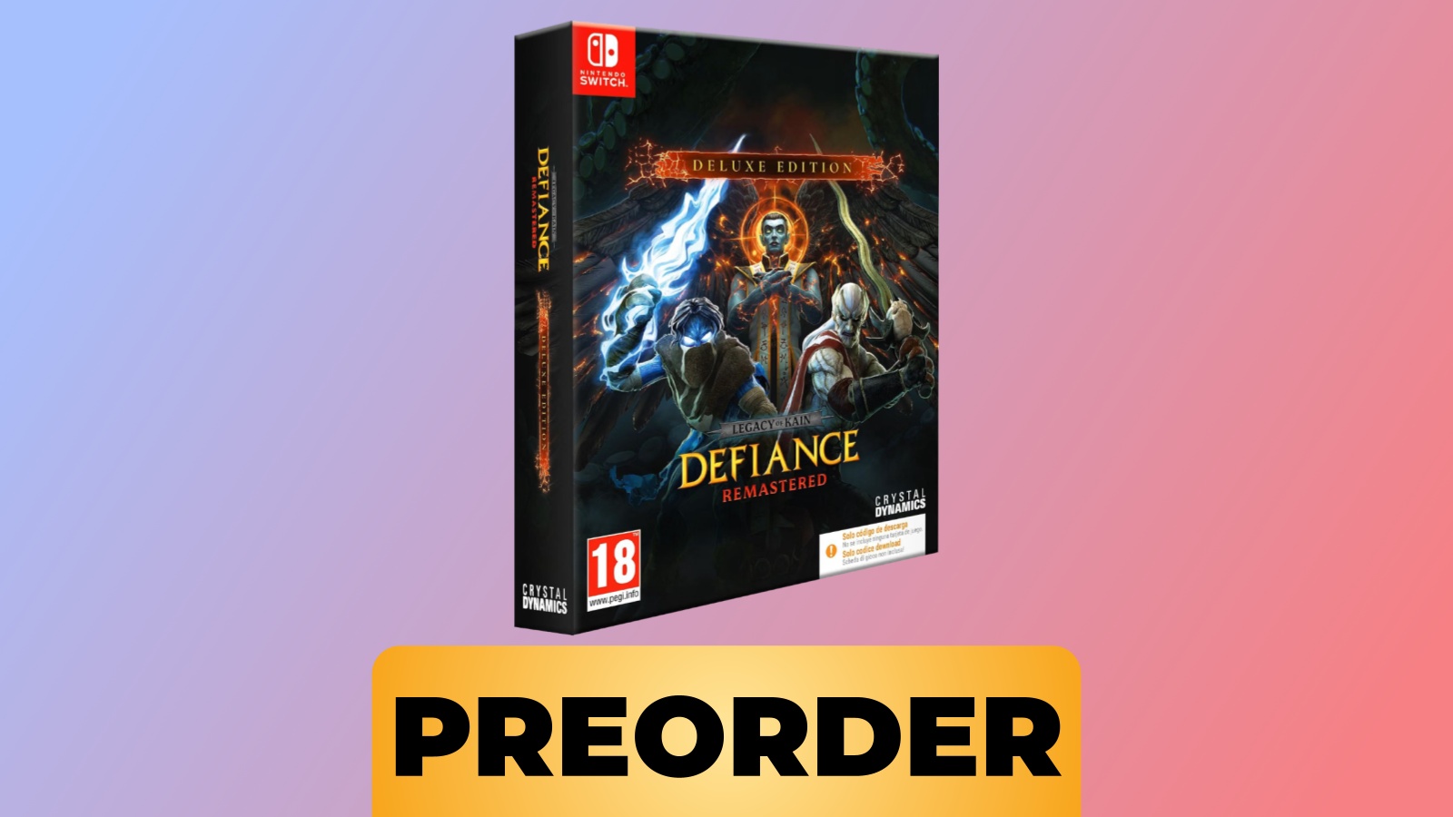Preordina Legacy Of Kain: Defiance Remastered Deluxe Edition per PS5 e Nintendo Switch