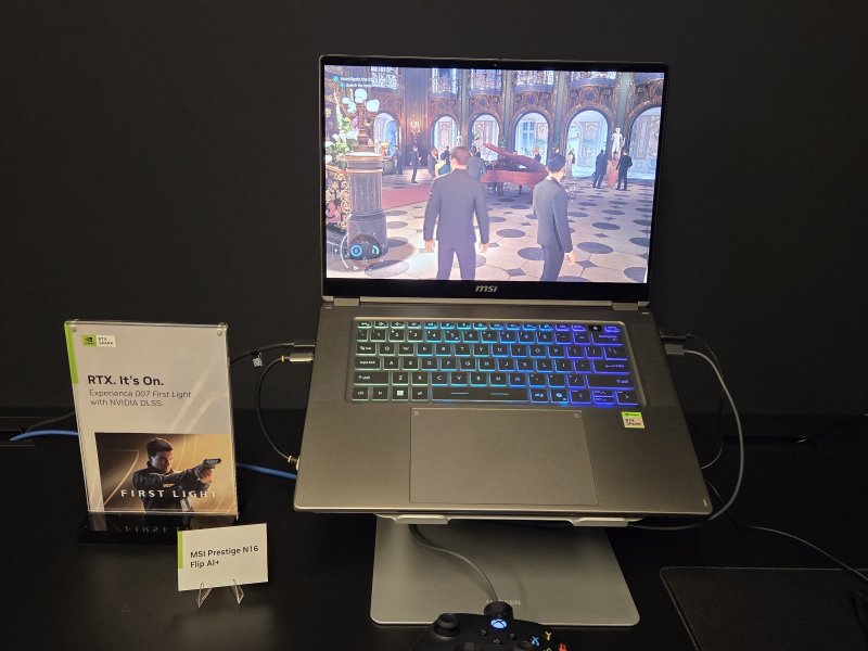 MSI Prestige N16 Flip AI+ è stato il banco di prova per 007 First Light
