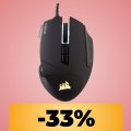 Il mouse Corsair Scimitar Elite RGB costa quasi 30 € in meno ed è al minimo storico