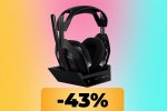 Immergiti nei tuoi giochi preferiti con le cuffie da gaming Logitech Astro A50: sono in sconto su Amazon