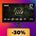 Il monitor MSI da 27' con refresh rate da 240Hz e tempo di risposta di 0,5 ms è in offerta su Amazon