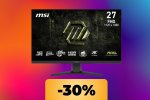 Il monitor MSI da 27" con refresh rate da 240Hz e tempo di risposta di 0,5 ms è in offerta su Amazon
