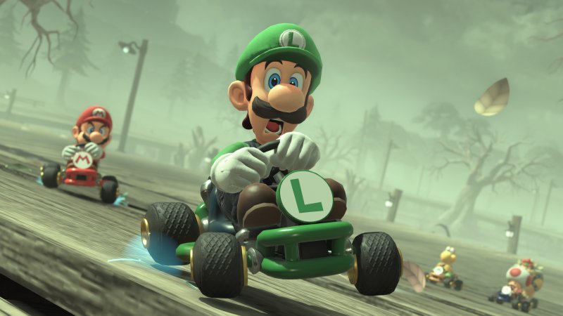 Luigi in Mario Kart World