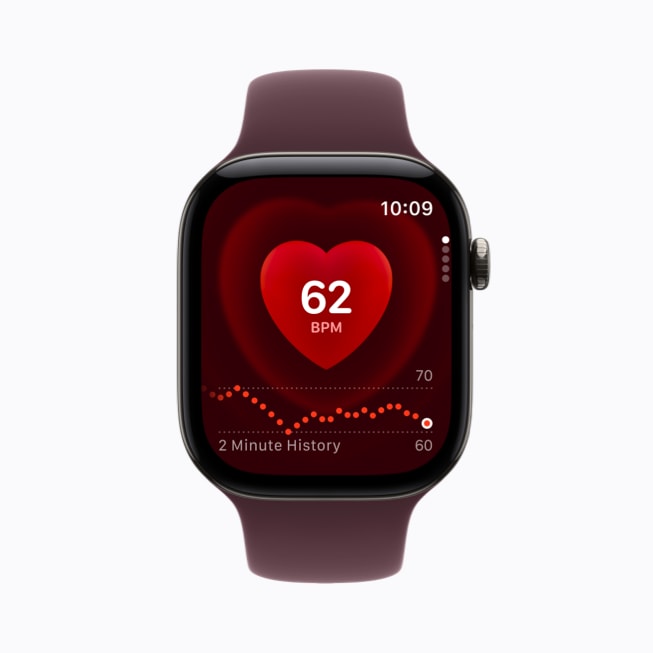 Heart rate tracking in Apple Watch Series 12