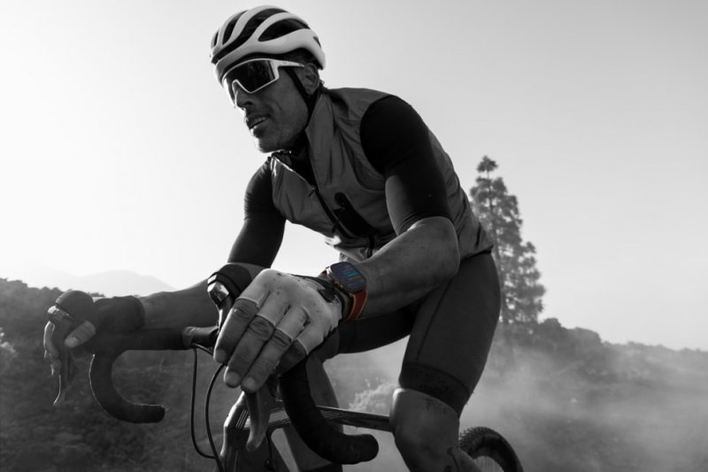 Apple Watch Ultra 4 used during riding