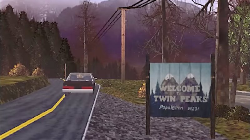 Image from the fan-made game Twin Peaks: Into the Night