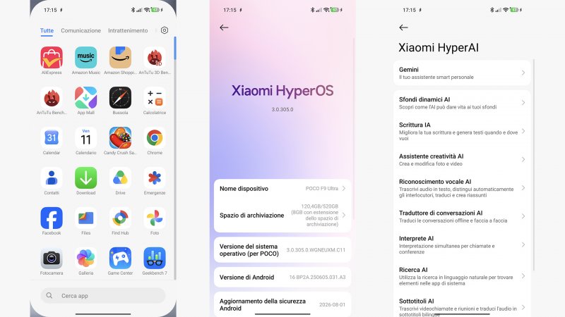 HyperOS è reattivo ma continua ad avere applicazioni bloatware