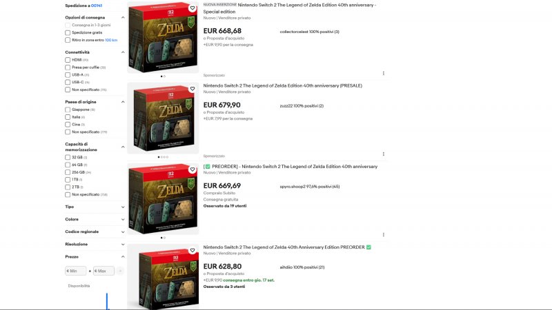 Some listings on eBay