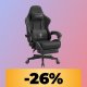 La sedia da gaming ergonomica Dowinx è in offerta su Amazon: puoi acquistarla al suo minimo storico